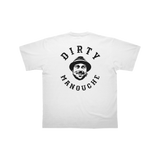 T-SHIRT MANCHES COURTES "DIRTY MANOUCHE" - BLANC